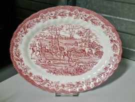 Engels rood Jachtservies Myott's Country Life Ontbijtservies 6 personen