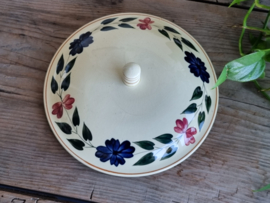 Boerenbont 418 Societe Ceramique set van 2x Dekschaal-Terrine (creme)