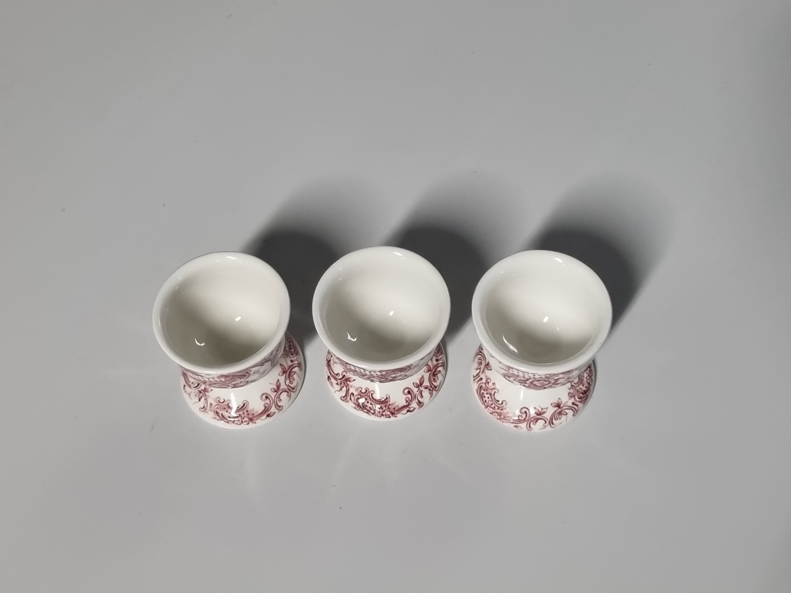 Villeroy en Boch Valeria rood Set 3x Eierdopje