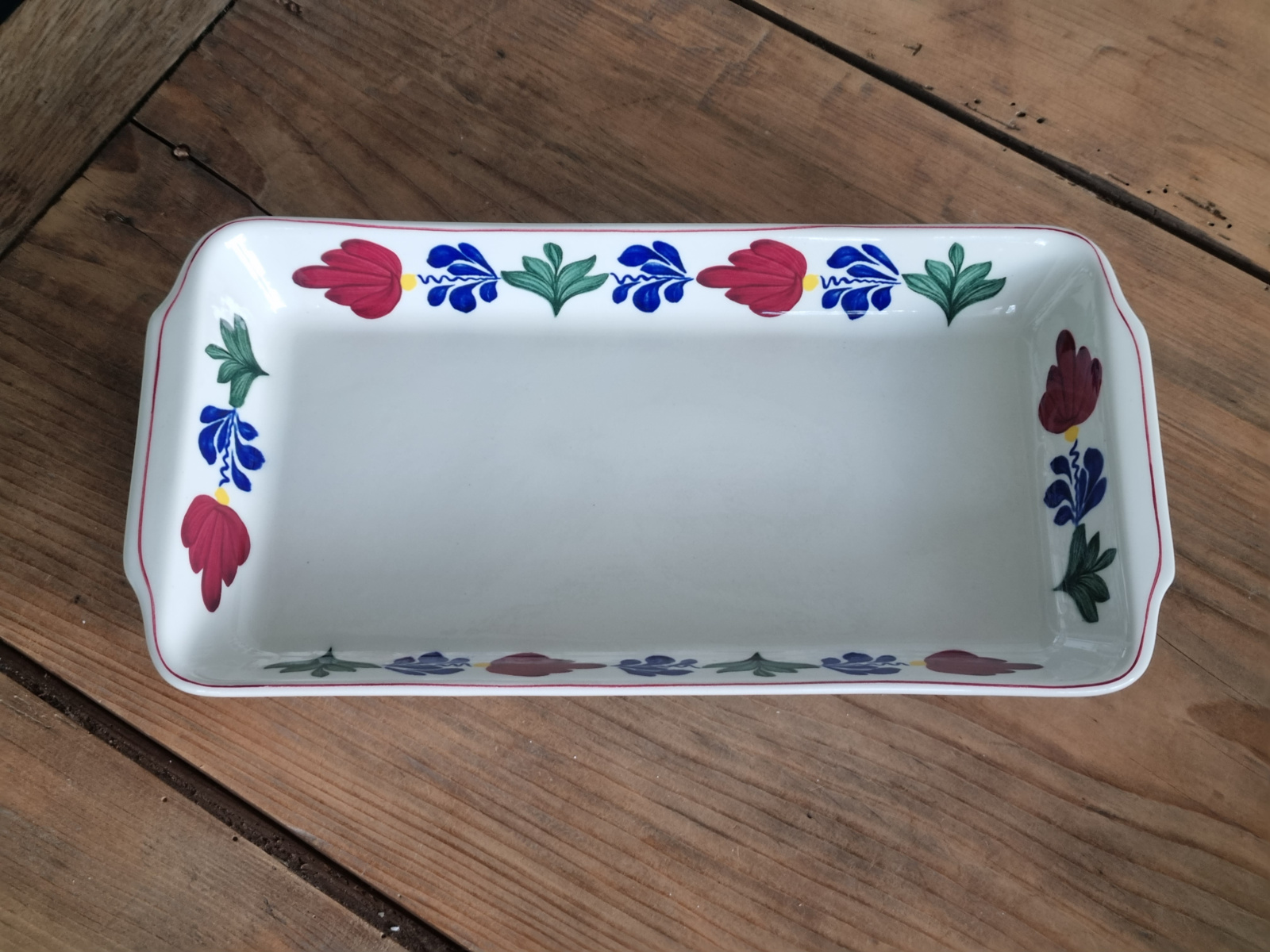 Boerenbont Boch Serveerschaal Cakeschaal 30 cm