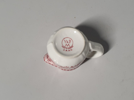 Villeroy en Boch Fasan rood Mini Roomkannetje