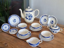 Societe Ceramique Butterflij koffie theeservies 4-pers.