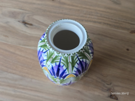 Societe Ceramique schrijfnamendecor Nunspeet bloemenvaas 18,5 cm