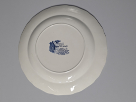 Engels blauw Johnson Bros Mill Stream serveerbord 32 cm