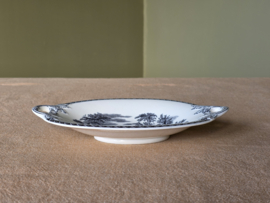 Wedgwood Lugano ovaal schaaltje met greepjes 23 cm