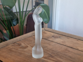 Verkocht = Leerdam Glas Stef Uiterwaal Madonna kleine maat 24 cm
