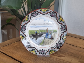 Wandbord Societe Ceramique Mooi Nederland decor Marken 23 cm