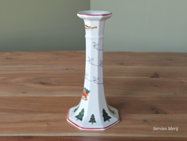 Engels Mason's Christmas Village 1983 Kerstservies Kaarsenkandelaar 22 cm
