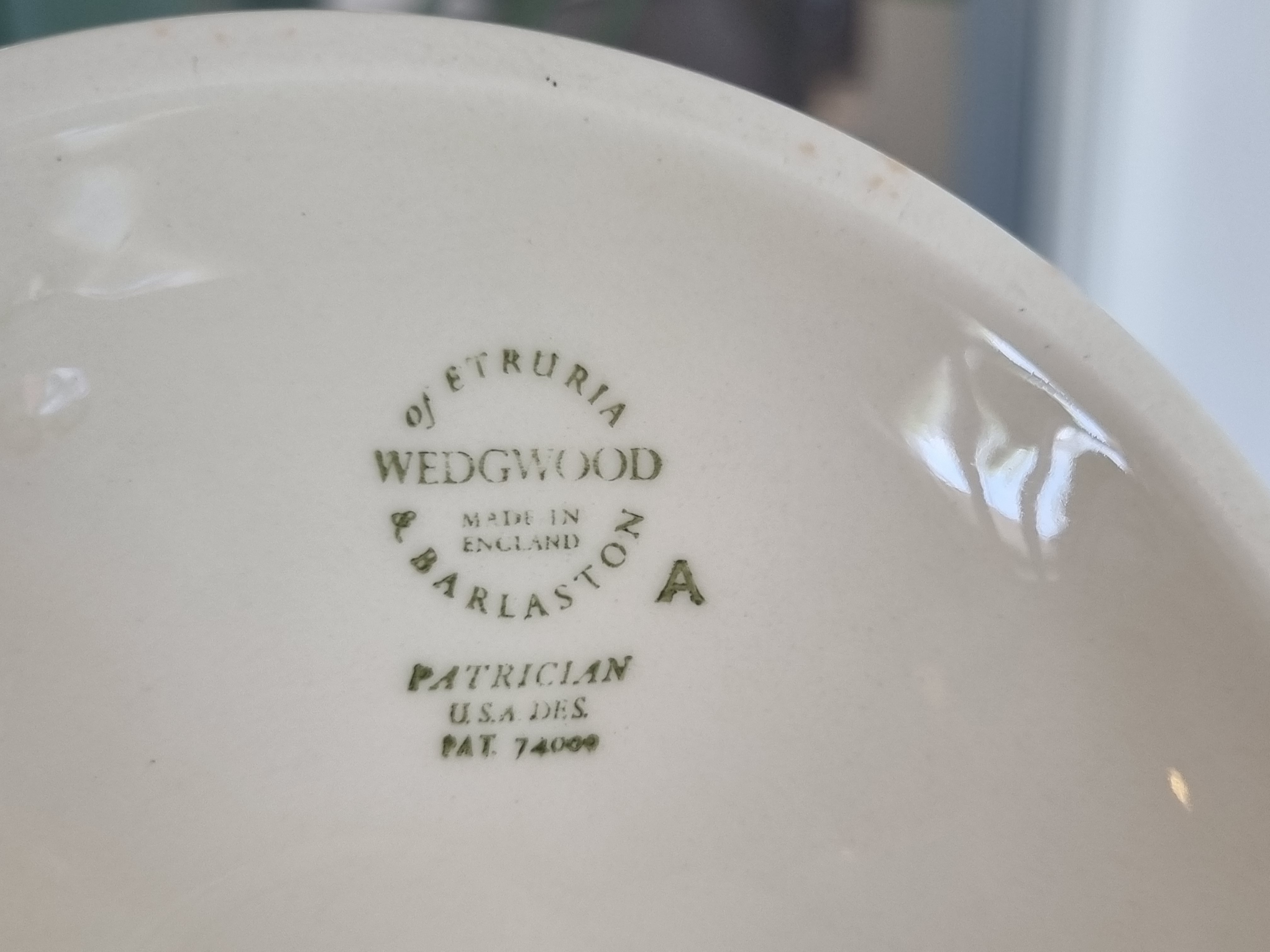 Wedgwood Patrician Kaarsenkandelaar laag model