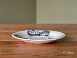 Chalet Zwart Societe Ceramique losse schotel 15,5 cm