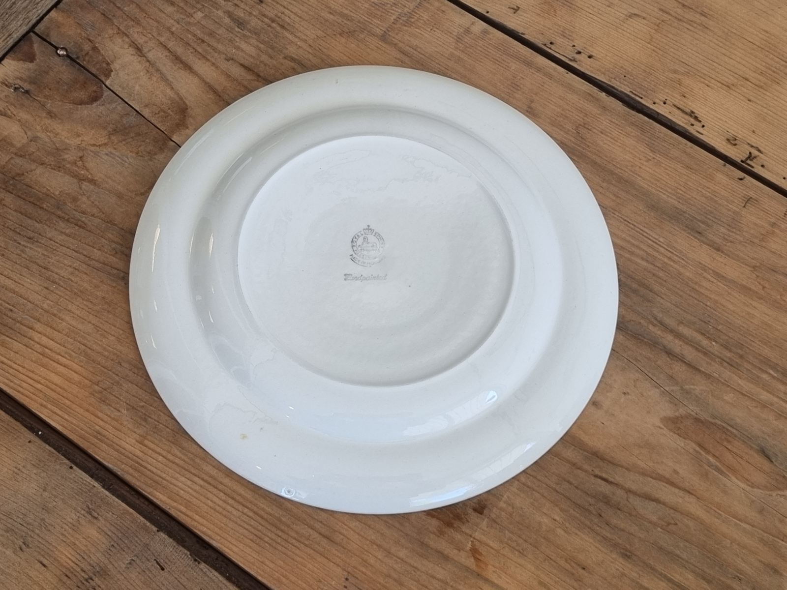 Oud Boerenbont Regout | Royal Sphinx plat Dinerbord 24,5 cm