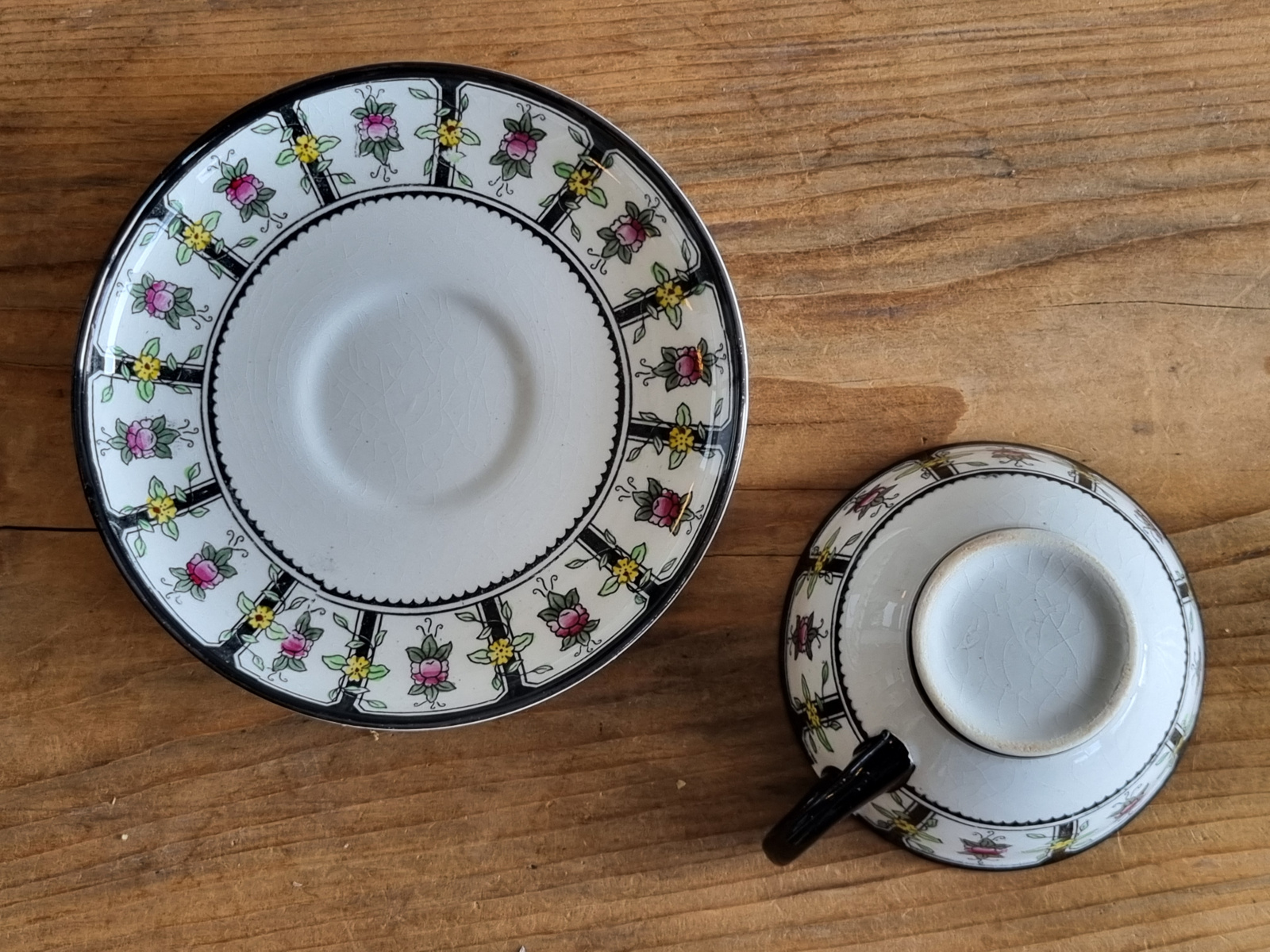 Petrus Regout Modest Kop en schotel