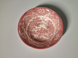 Engels rood Ironstone EIT Ltd England ronde hoge schaal 21,5 cm (brug)