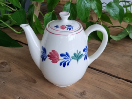 Oud Boerenbont Regout Koffiepot model Utrecht (blauwe stempel) 0,9 liter