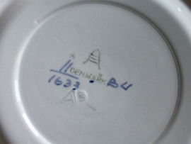 Royal Copenhagen Tranquebar Trankebar set 4x soepkom met schotel (craquelee)