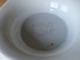 Petrus Regout Portici rond schaaltje op voet