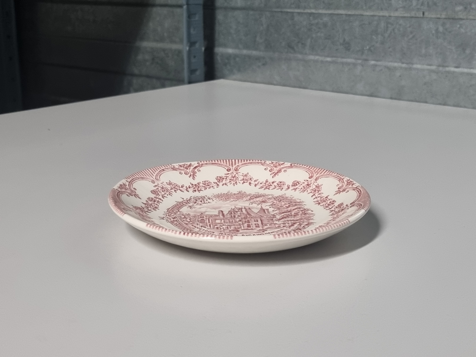 Engels rood Ironstone EIT Ltd England losse Schotel 14 cm