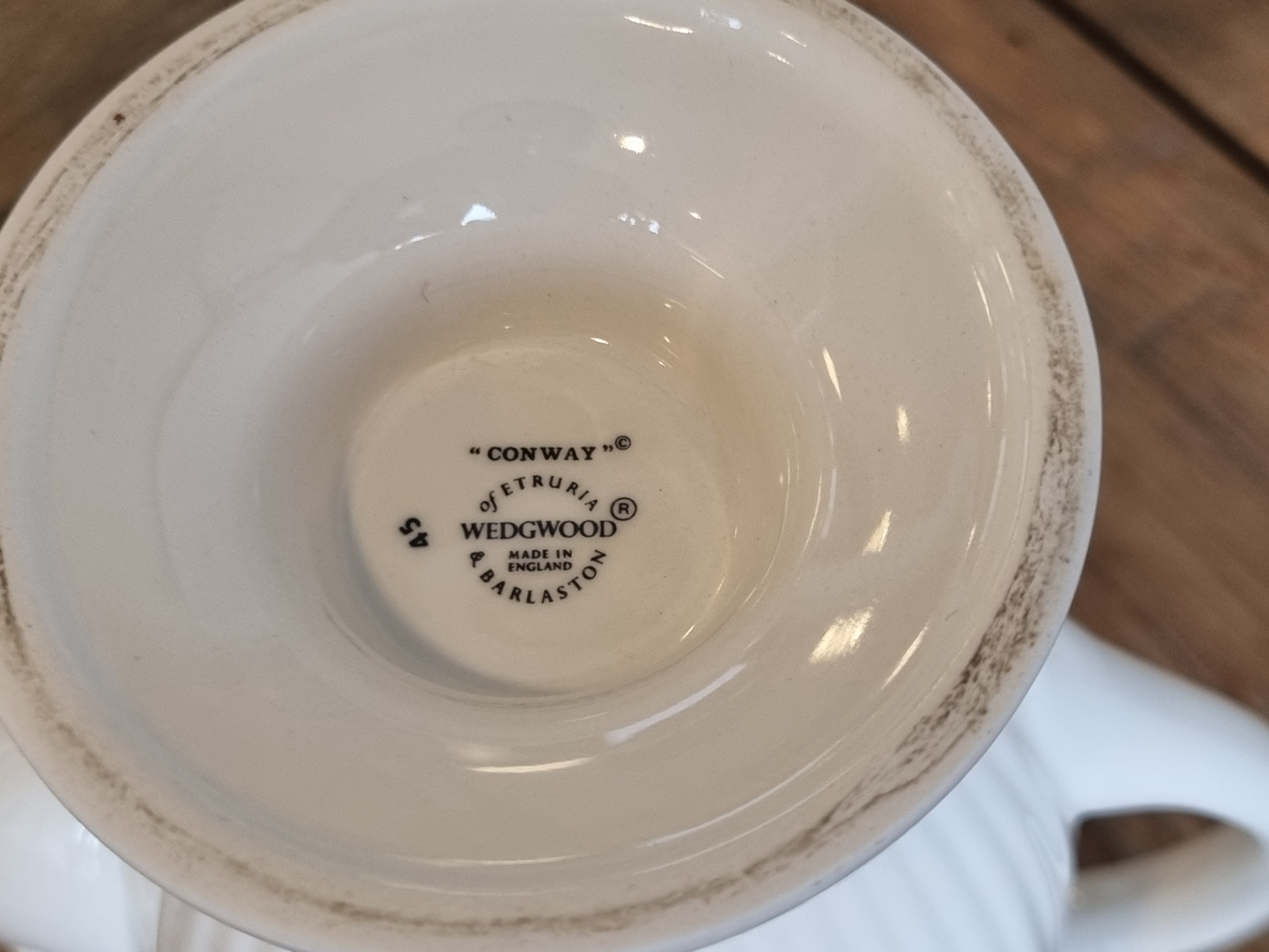 Wedgwood Conway Koffiepotje Mokkapot 18 cm