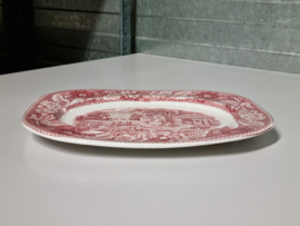 Engels rood Wood & Sons Burslem decor Woodland Roomstel op Plateau