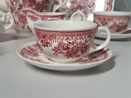 Villeroy en Boch Fasan rood Villeroy en Boch Koffieservies 4 pers.