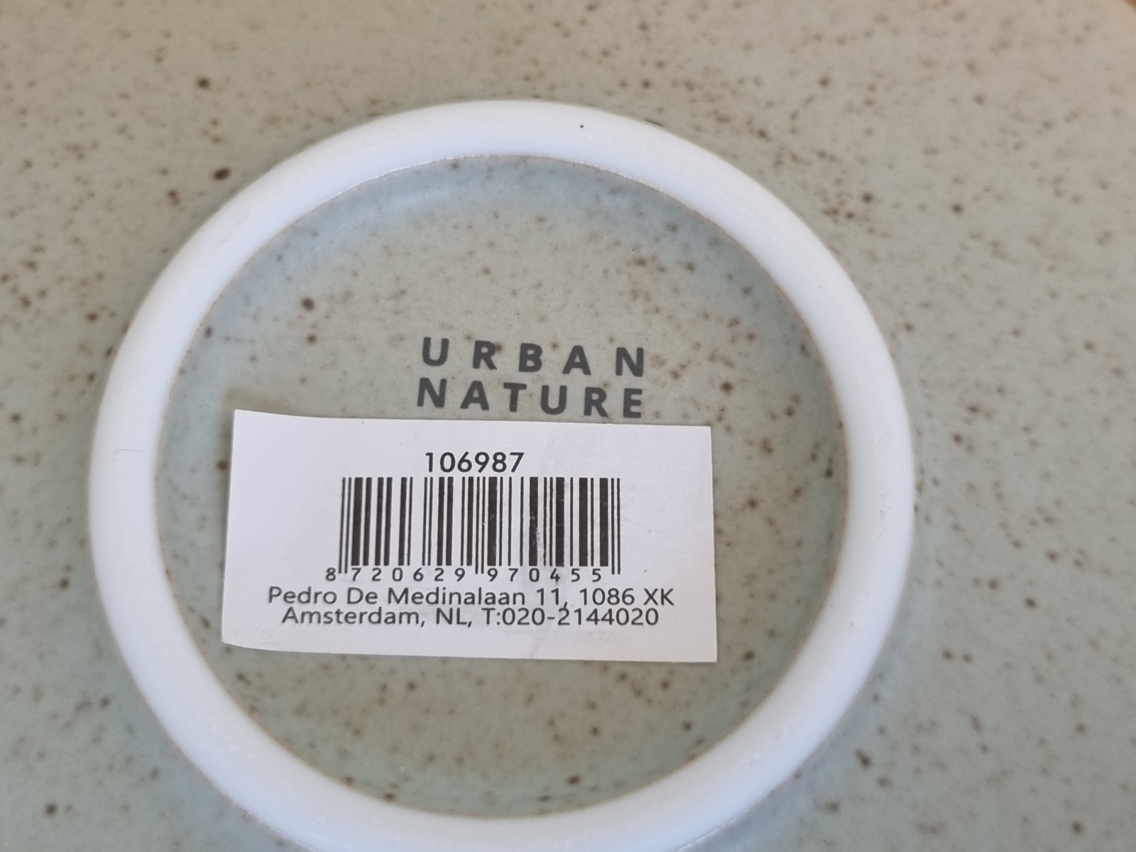 Urban Nature Culture Amsterdam Ogawa sea foam SET 6x Bordje 12 cm