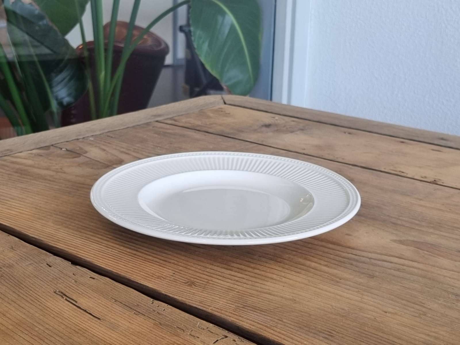 Verkocht = Wedgwood Windsor Plat Ontbijtbordje  21 cm