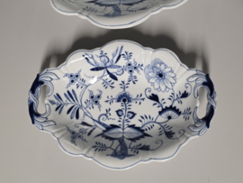 Zwiebelmuster Huttensteinach set 2x ovale schaal 37 en 31 cm