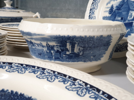 Boerenhoeve blauw Societe Ceramique Eetservies 8-pers.