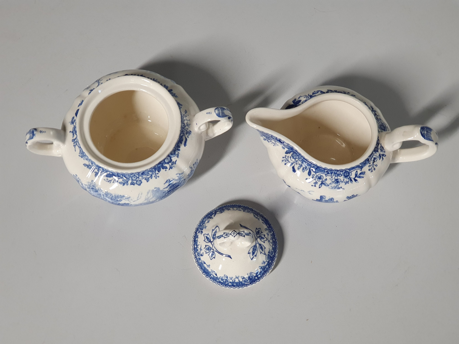 Villeroy en Boch Burgenland blauw Roomstelletje (gewoon model)