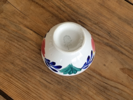 Oud Boerenbont Societe Ceramique 483a Kommetje op voet 11 cm