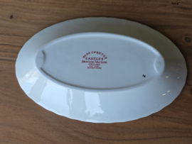 Engels rood British Olde Country Castles Ovale schaaltje 22 cm