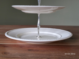 Wedgwood Edme Etagere 3-laags zilverkleurig