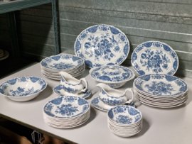 Engels Ridgway Windsor blauw Eetservies 8 personen