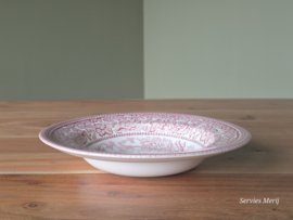 Engels rood English Ironstone Tableware EIT diep bord 22 cm (Home Farm)