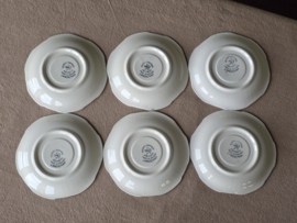 Landschap Zwart Societe Ceramique set 6x Espresso Kop en schotel