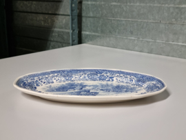 Villeroy en Boch Burgenland blauw Roomstelletje (gewone model) op plateau