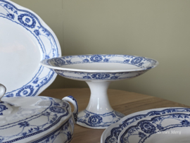 Engels blauw Ethelwyn Bishop & Stonier compleet servies 10 personen