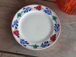 Oud Boerenbont Regout | Royal Sphinx plat Dinerbord 24,5 cm