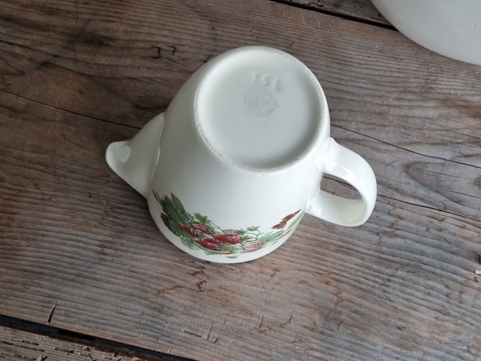 Vintage Regout Royal Sphinx Kan Waterkan afm. Aardbei Pruim