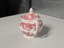 Engels rood Woods Burslem England Seaforth suikerpot