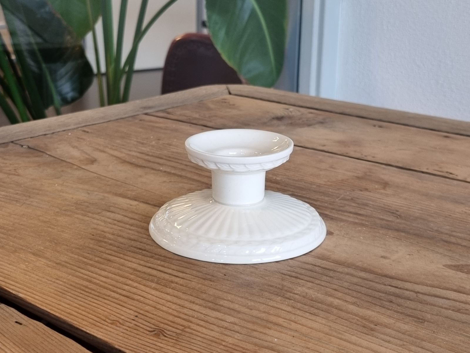 Wedgwood Edme Kaarsenkandelaar laag model