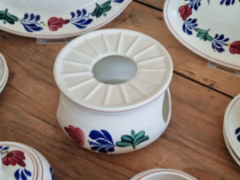 Boerenbont Boch Theeservies model Zeeland 8 personen (zwarte stempel)