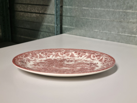 Engels rood Ironstone EIT Ltd England Schaal 29 cm (wagen)