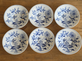 Zwiebelmuster Huttensteinach Set 6x espresso kop en schotel