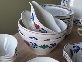 Oud Boerenbont Regout Royal Sphinx Eetservies 20 personen