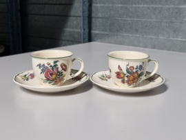 Villeroy en Boch Alt Strassburg Set 2x Espresso Kop en Schotel