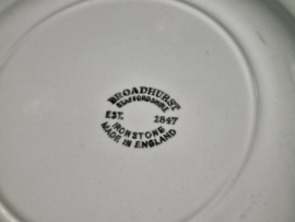 Engels bruin Broadhurst ontbijtbord 20,5 cm