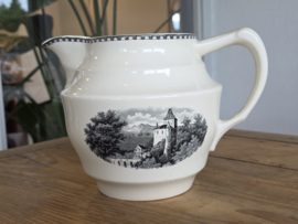 Landschap Zwart Société Céramique Kan nr. 2 (chipje onderrand)