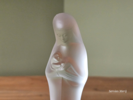 Leerdam Glas Stef Uiterwaal Madonna kleine maat 24 cm (2 plekjes)