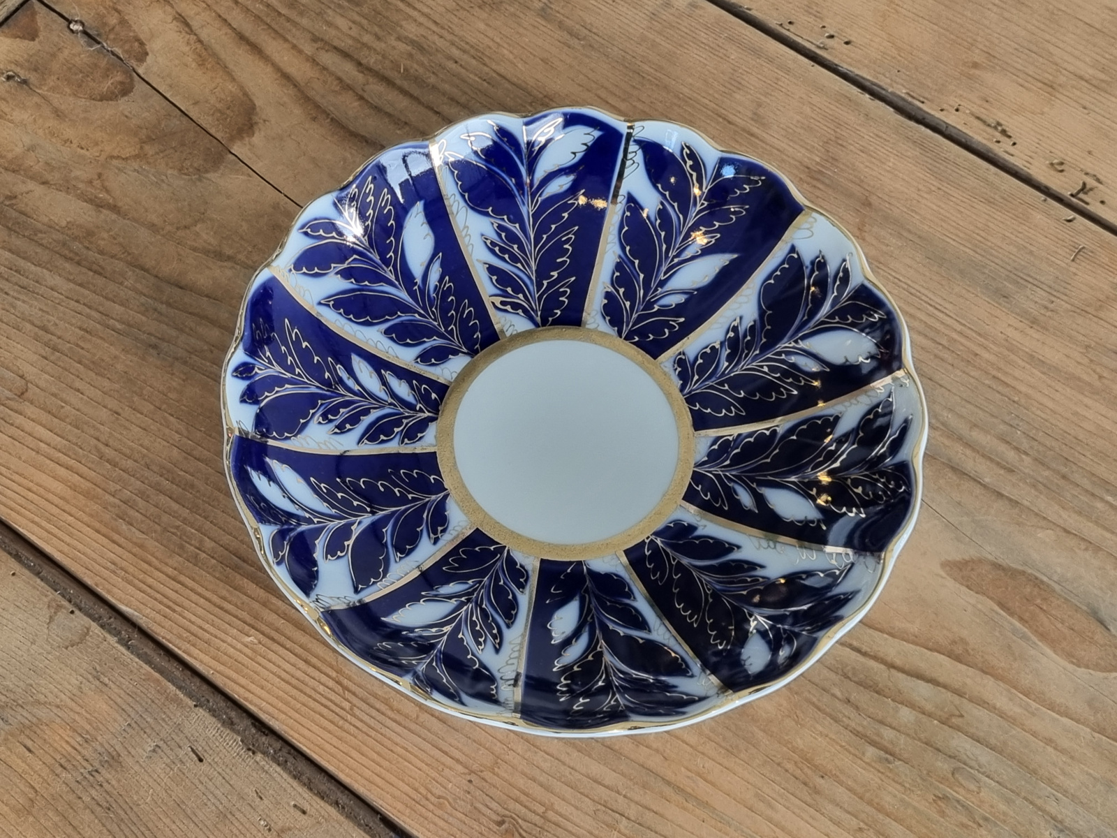 Lomonosov blauw Winternight Schaal 22 cm